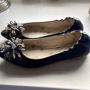 Boden pointed suede ballet flats